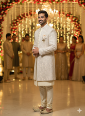 Lyte Club Mens Indo Western Iw-2048 Grey