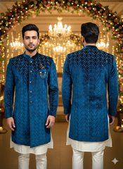 The Ivory Royal: Luxury Indo Western Dress