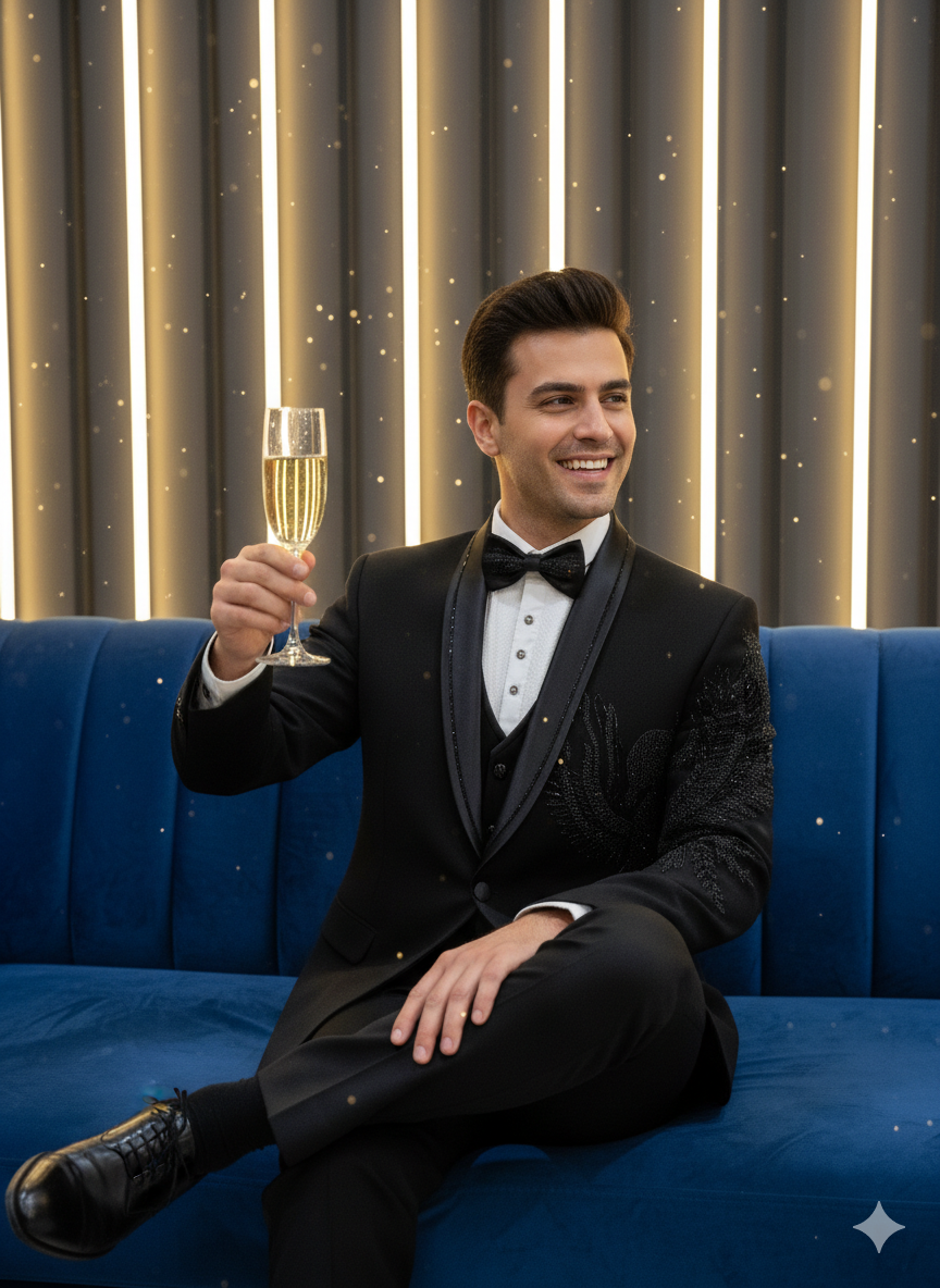 Lyte Club Mens Coat Suit