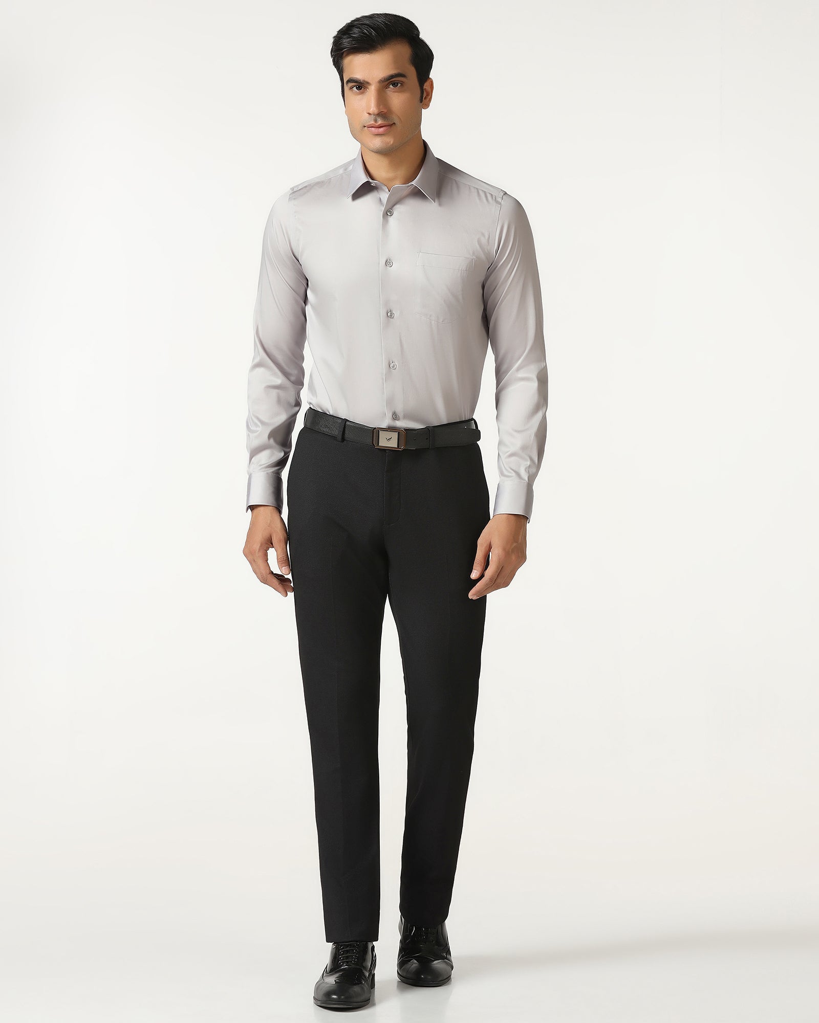 Blackberry Mens Formal Shirt F/S Nl-P1-Sailor Grey - Goyalsons ShopMax