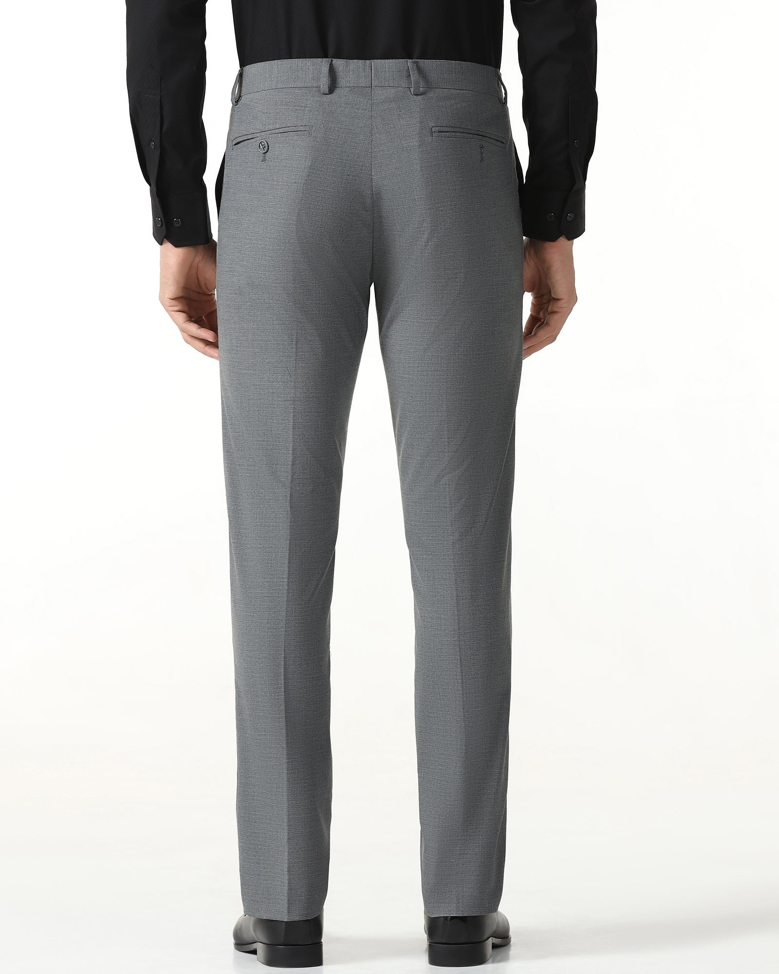 BLACKBERRY MENS FORMAL TROUSER BP-DO-BARREL GREY