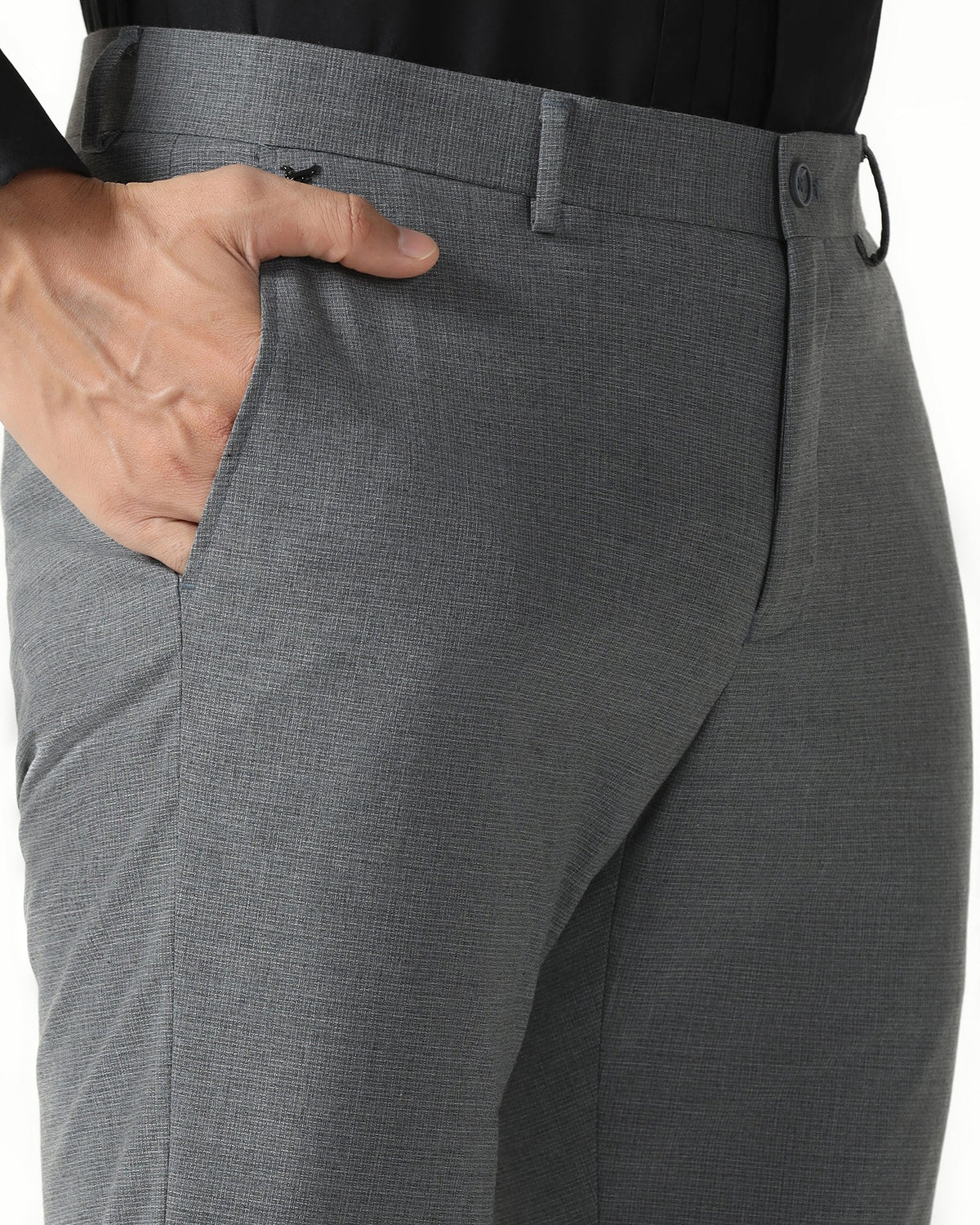 BLACKBERRY MENS FORMAL TROUSER BP-DO-BARREL GREY