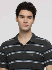 Crocodile Mens T-Shirt H/S Crfp224-206Mt Anthra Mel