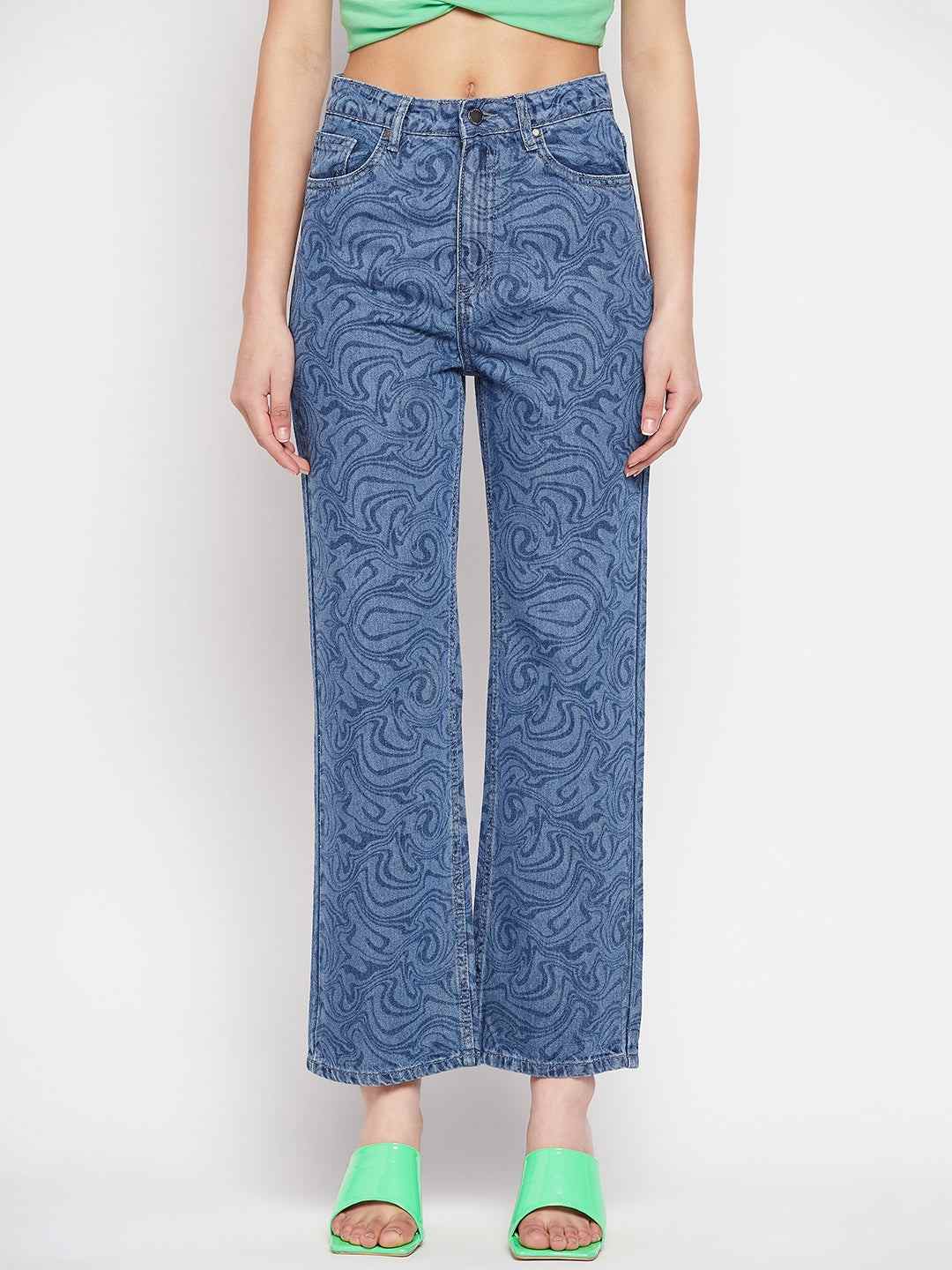 Madame Ladies Western Jeans M3S24261 003 Blue