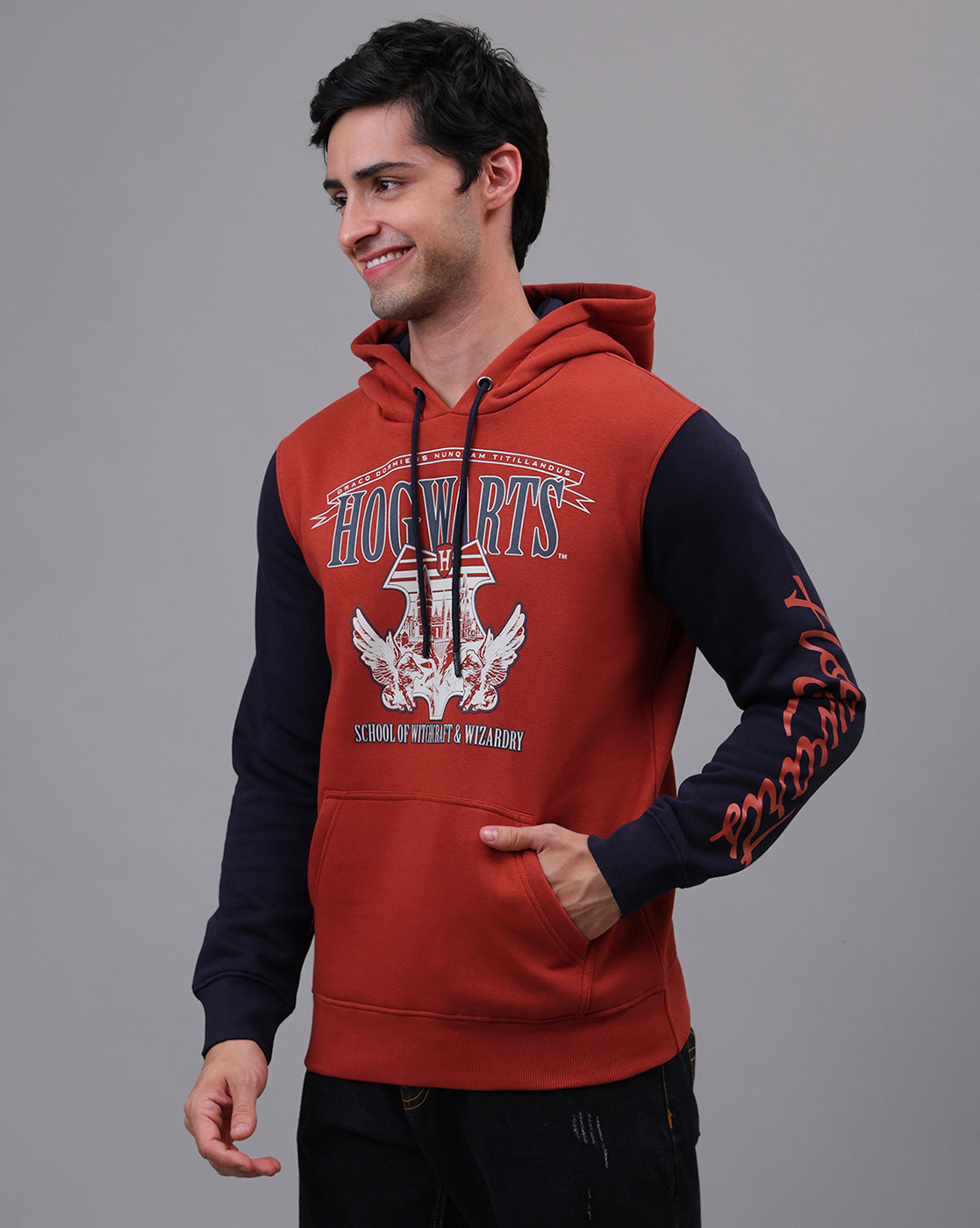 Harry Potter Printed Regular Fit Hoodie For Men