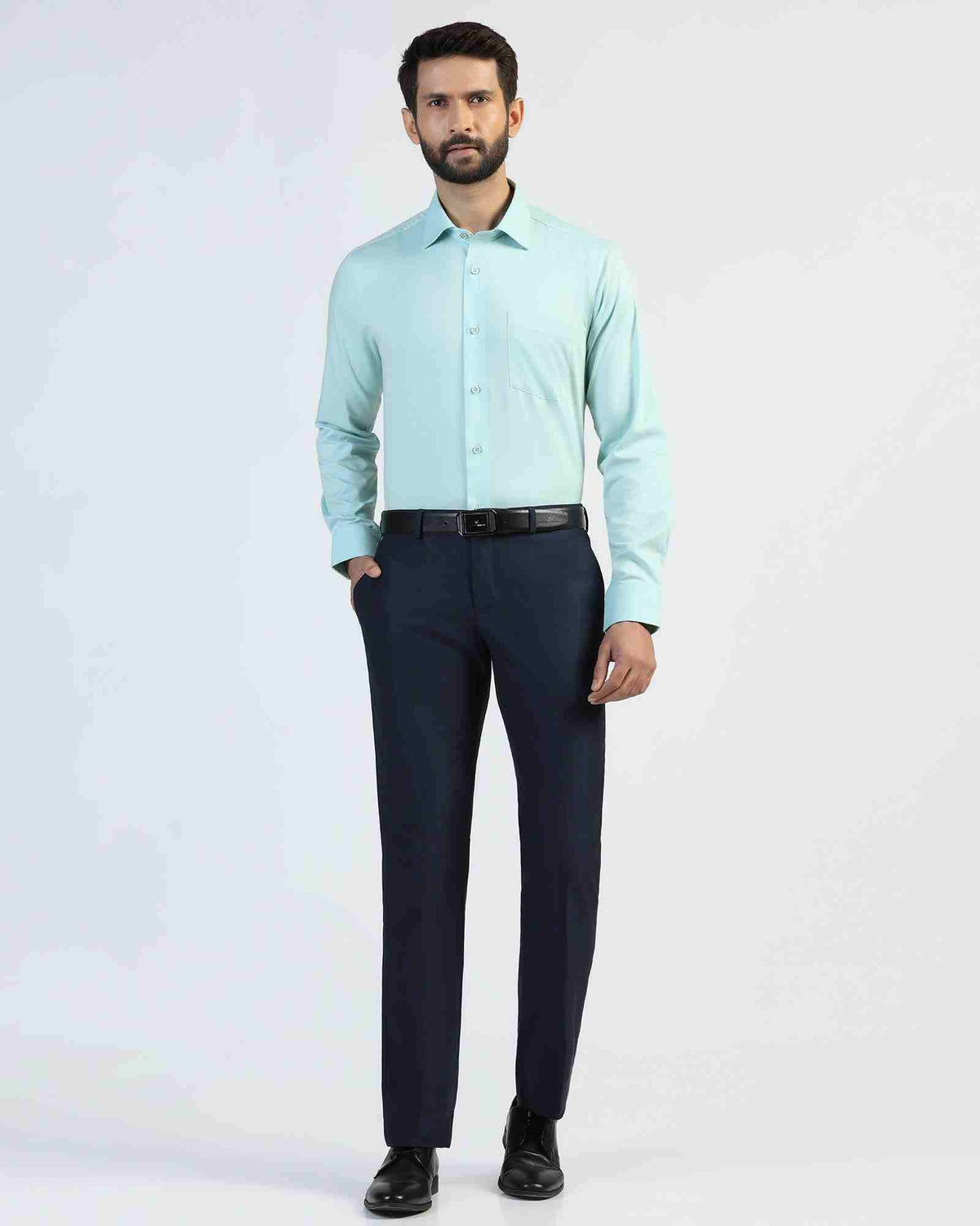 Blackberry Mens Formal Shirt F/S Bp-Bs-Do-Revolve Grey