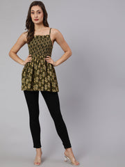 Jaipur Kurti Ladies Western Kurti 1Pcs 1B23Topsr007 Olivegreen