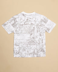 BIO WORLD BOYS T-SHIRT H/S IRMKBTSRT002329 WHITE