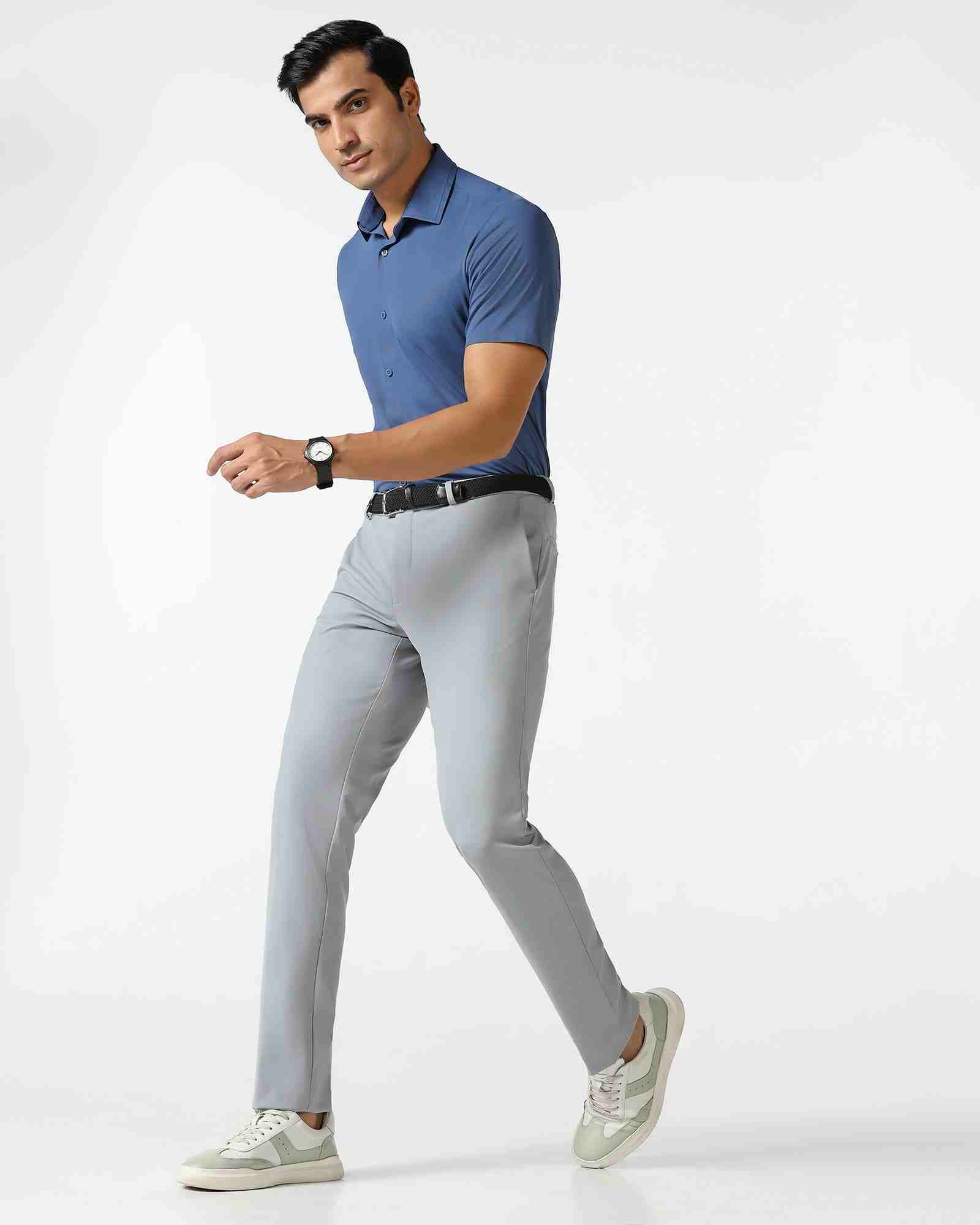 Blackberry Mens Formal Trouser Nd-So-Ashley Light Grey