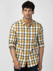 Spykar Mens Casual Shirt F/S Mshcs1Bc164 Camel Khaki