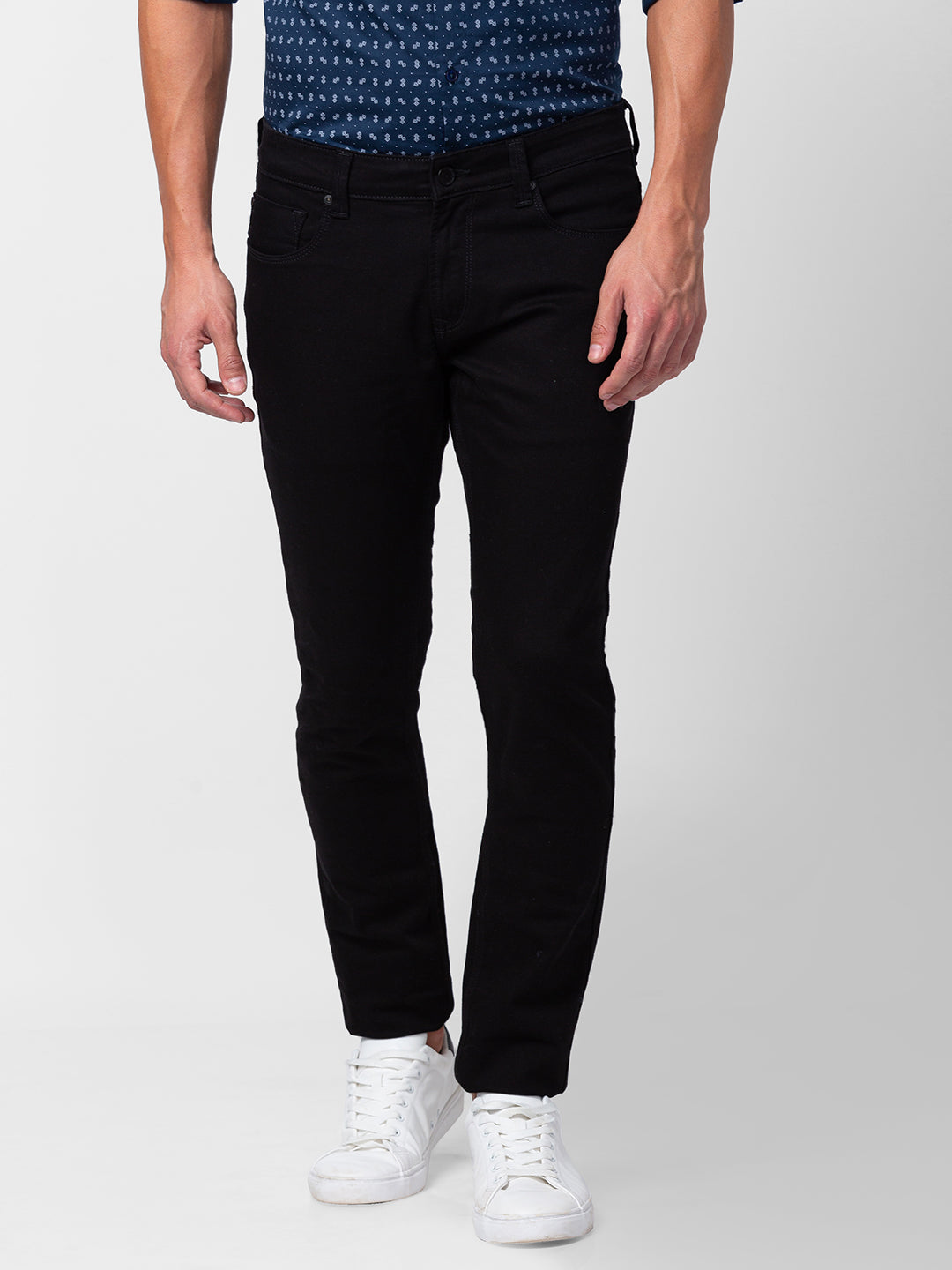 Spykar Mens Jeans Mdskn1Bc002 Black