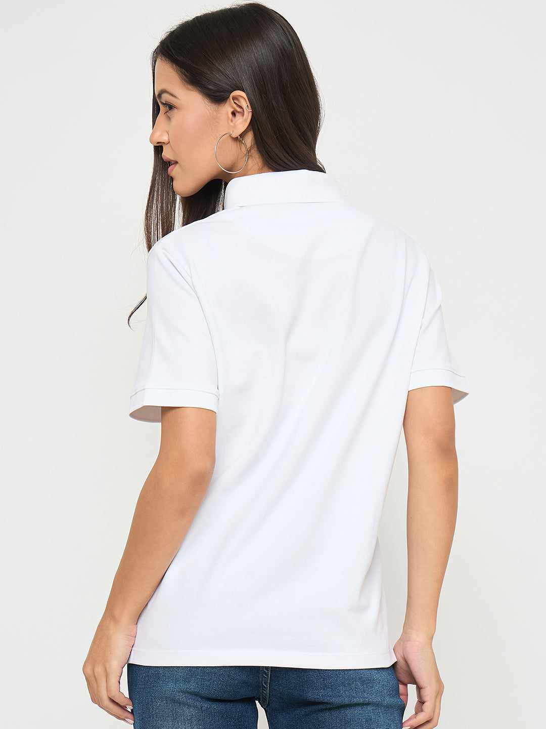 Madame Ladies Western Top H/S M5S11406 040 White