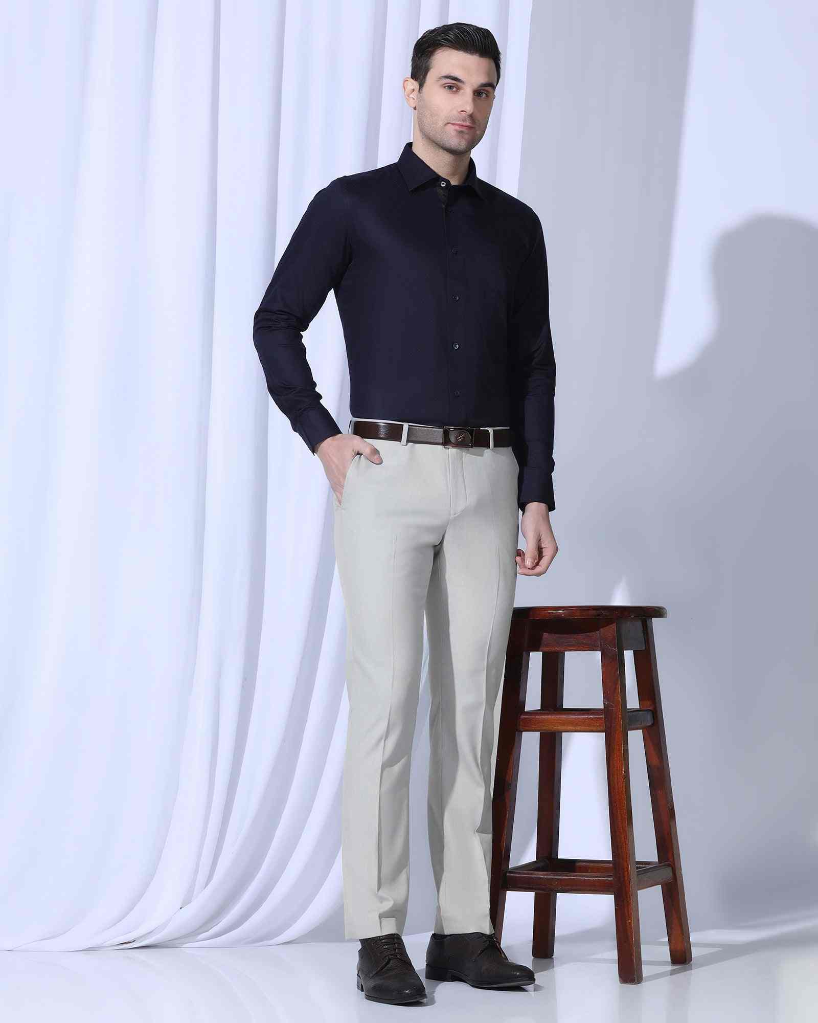Blackberry Mens Formal Trouser Bp-Do-Coach Light Grey