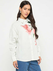 Madame Ladies Western Top H/S M5S18218 1179 Light Green