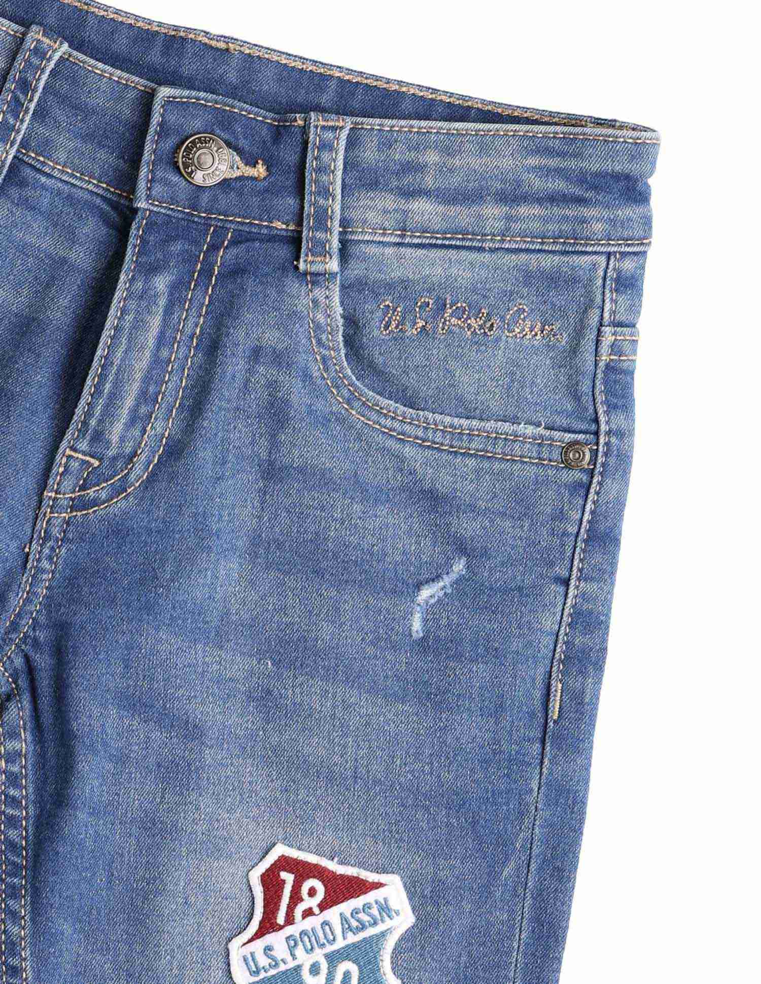 U.S.POLO KIDS BOYS JEANS UKJEN652