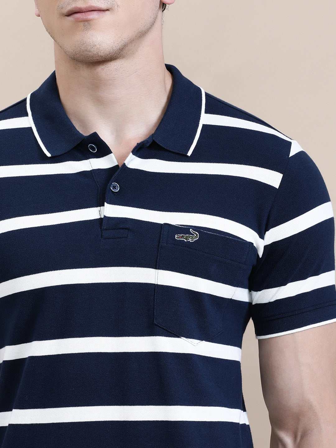 Crocodile Mens T-Shirt H/S Crfp125-207Mt Blue Opal
