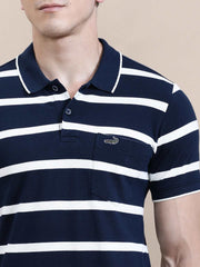Crocodile Mens T-Shirt H/S Crfp125-207Mt Blue Opal