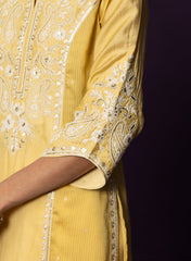 LAKSHITA LADIES WESTERN KURTI 3PCS SET LK05112 2 YELLOW