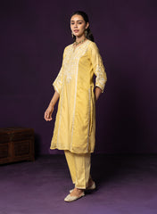 LAKSHITA LADIES WESTERN KURTI 3PCS SET LK05112 2 YELLOW
