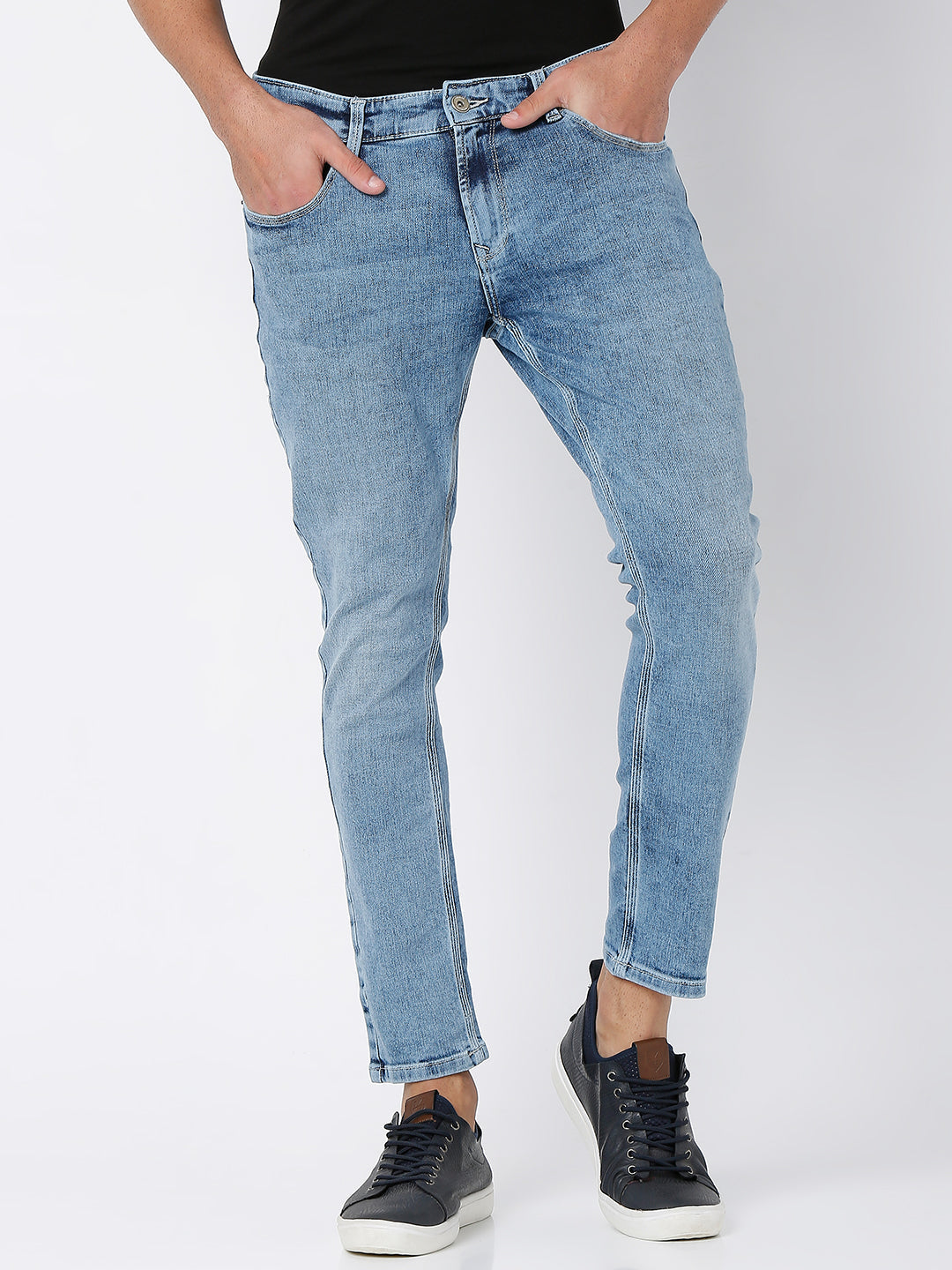 Spykar Mens Jeans Kn-Nos-009 Lightblue