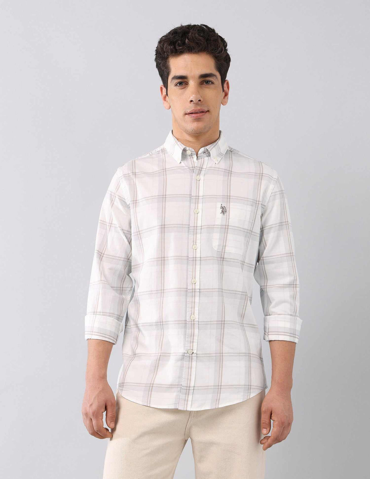 U.S.Polo Mens Casual Shirt