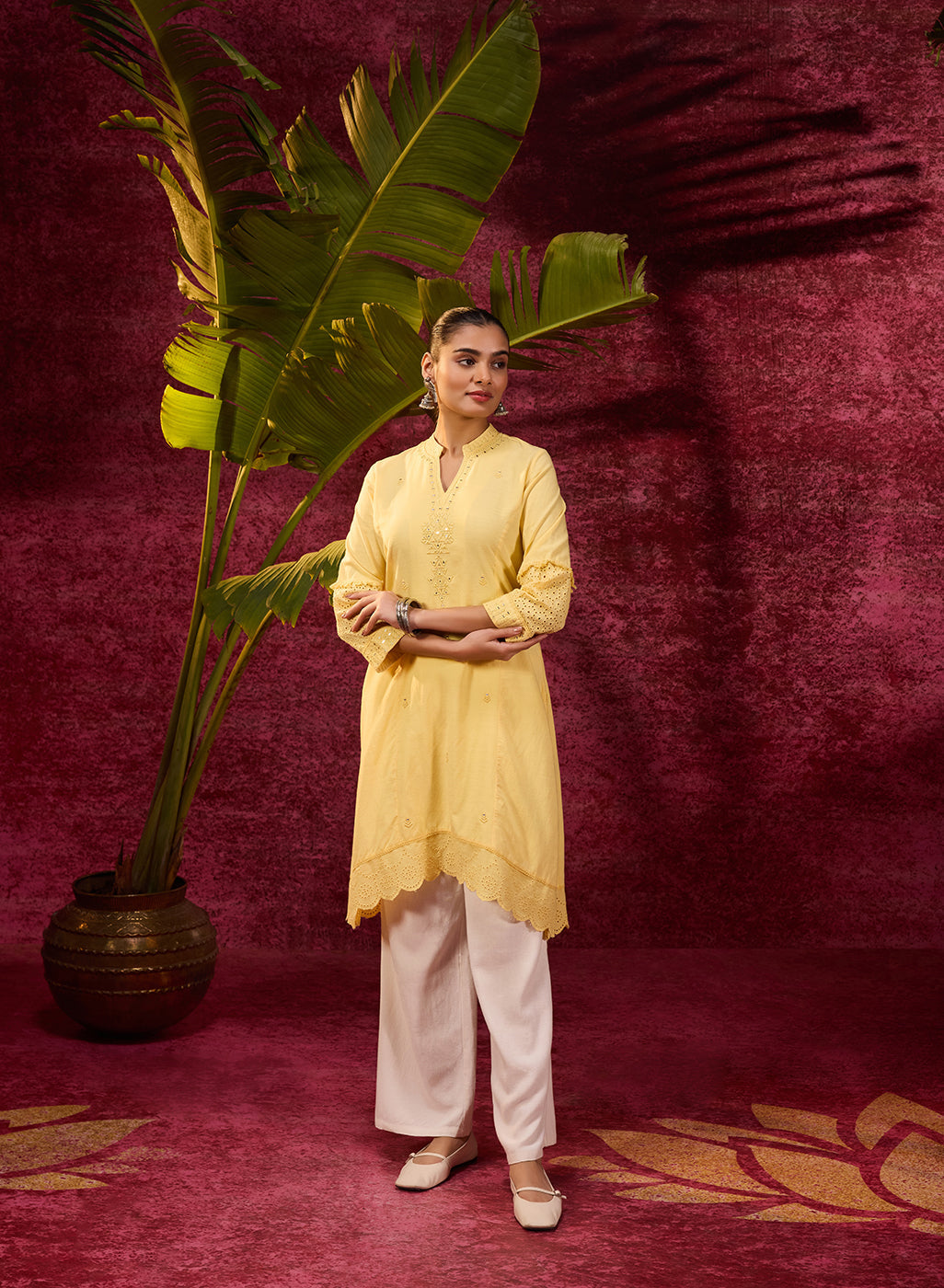 LAKSHITA LADIES WESTERN KURTI 1PCS 24SLK04044 PINK