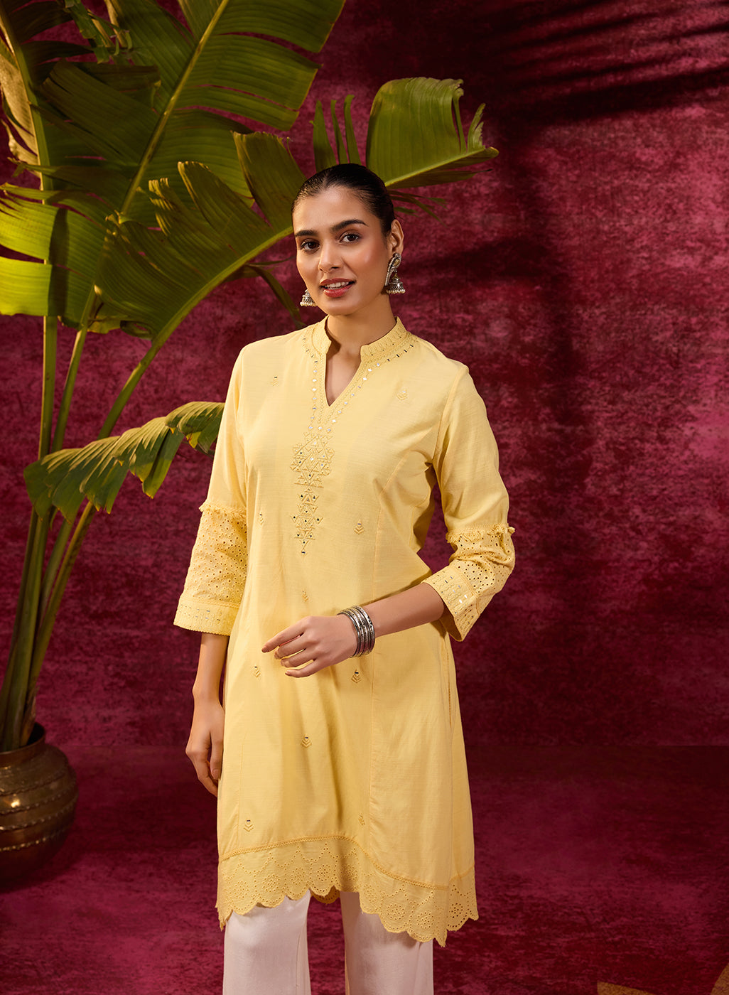 LAKSHITA LADIES WESTERN KURTI 1PCS 24SLK04044 PINK