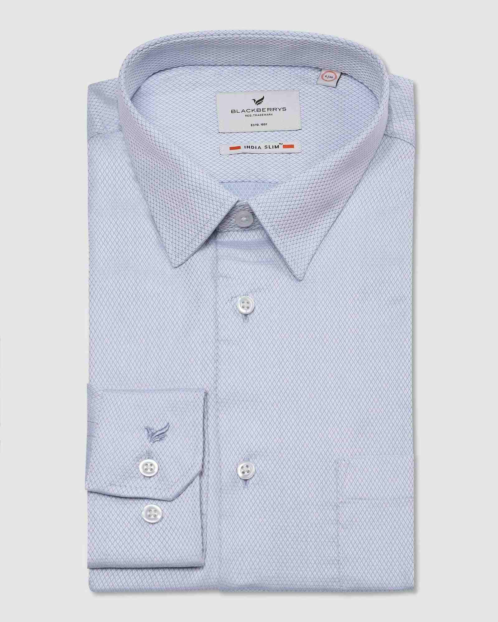 Blackberry Mens Formal Shirt F/S Bp-Bs-Do-Revolve Grey