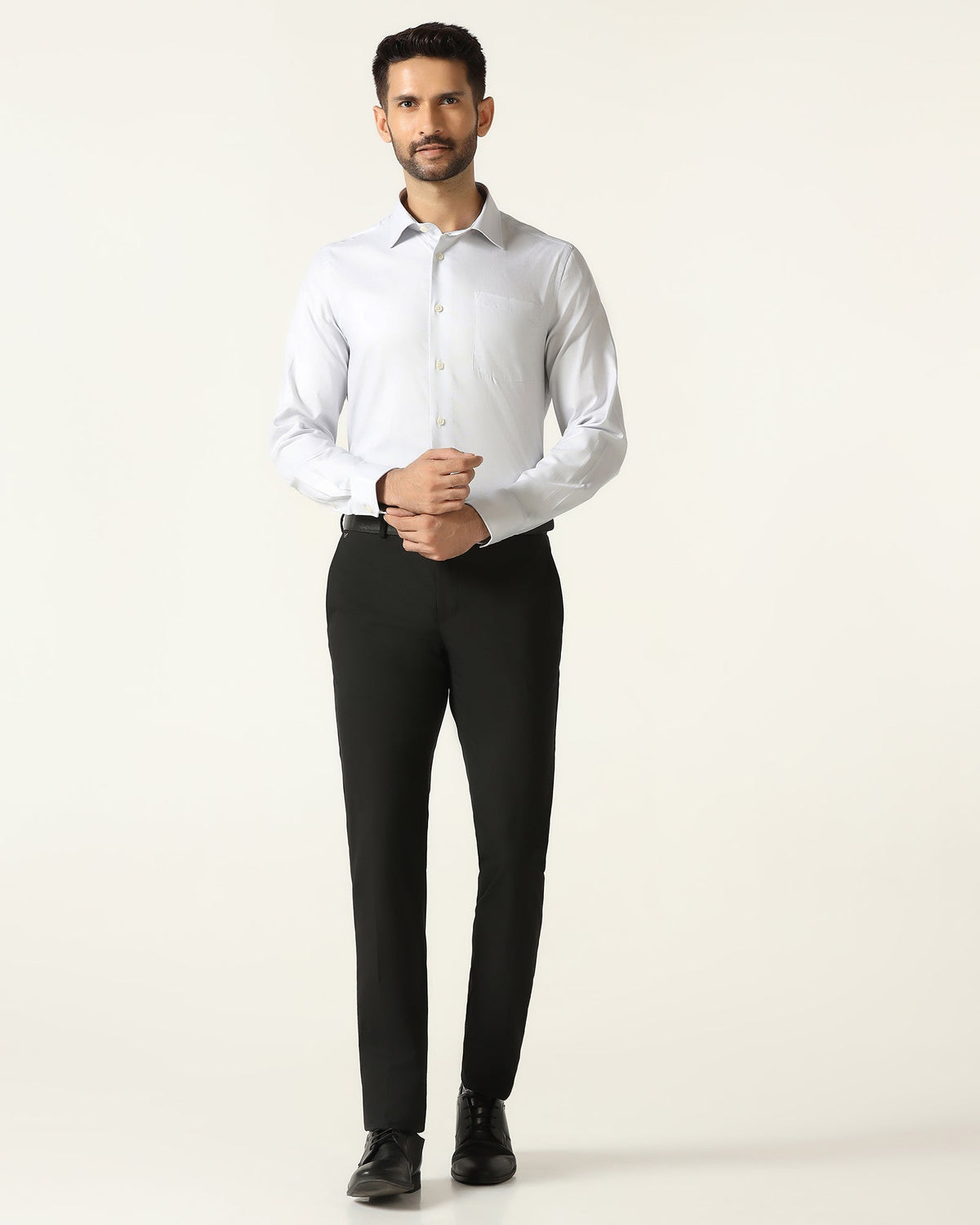 Blackberry Mens Formal Shirt F/S Bp-Bs-So-Rally Light Grey