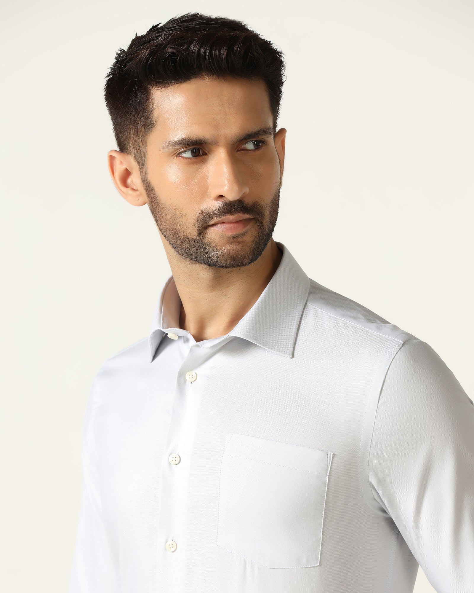 Blackberry Mens Formal Shirt F/S Bp-Bs-So-Rally Light Grey