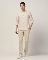 Blackberry Mens Casual Shirt F/S Es-Lh-St-Henry Ecru