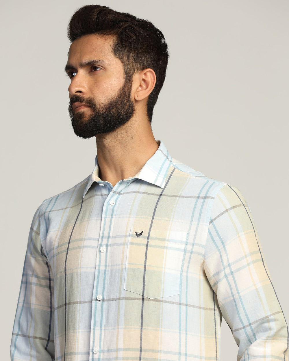 Blackberry Mens Casual Shirt F/S Es-Lh-Ch-Walken Yellow - Goyalsons ShopMax