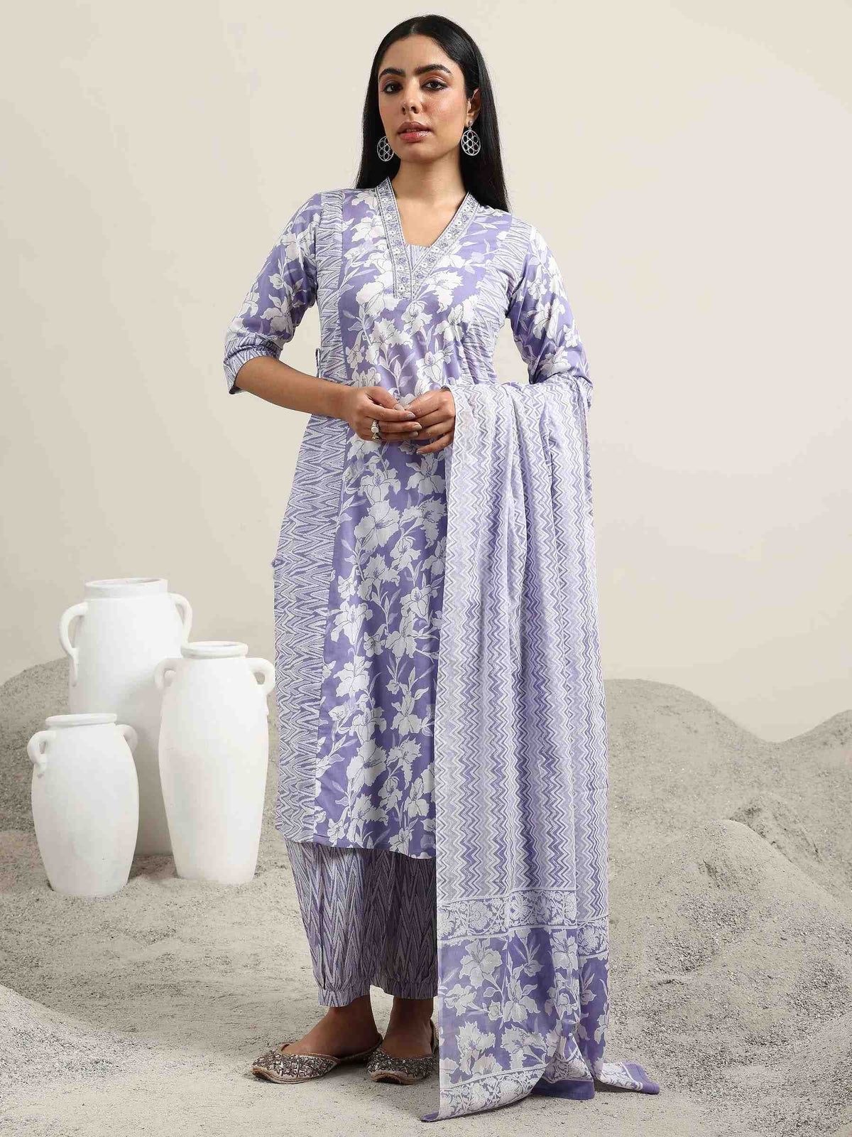 Libas Ladies Western Kurti 3Pcs Set