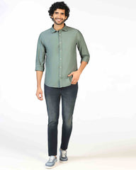 Blackberry Mens Casual Shirt F/S Es-Wm-So-Solly Olive