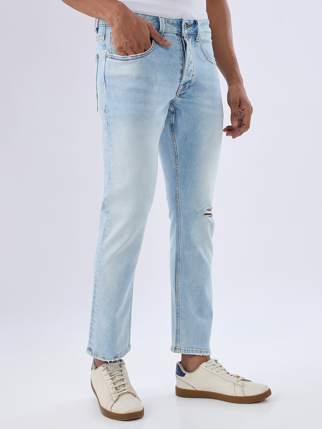 SPYKAR MENS JEANS MDACT2BE278 LIGHT BLUE