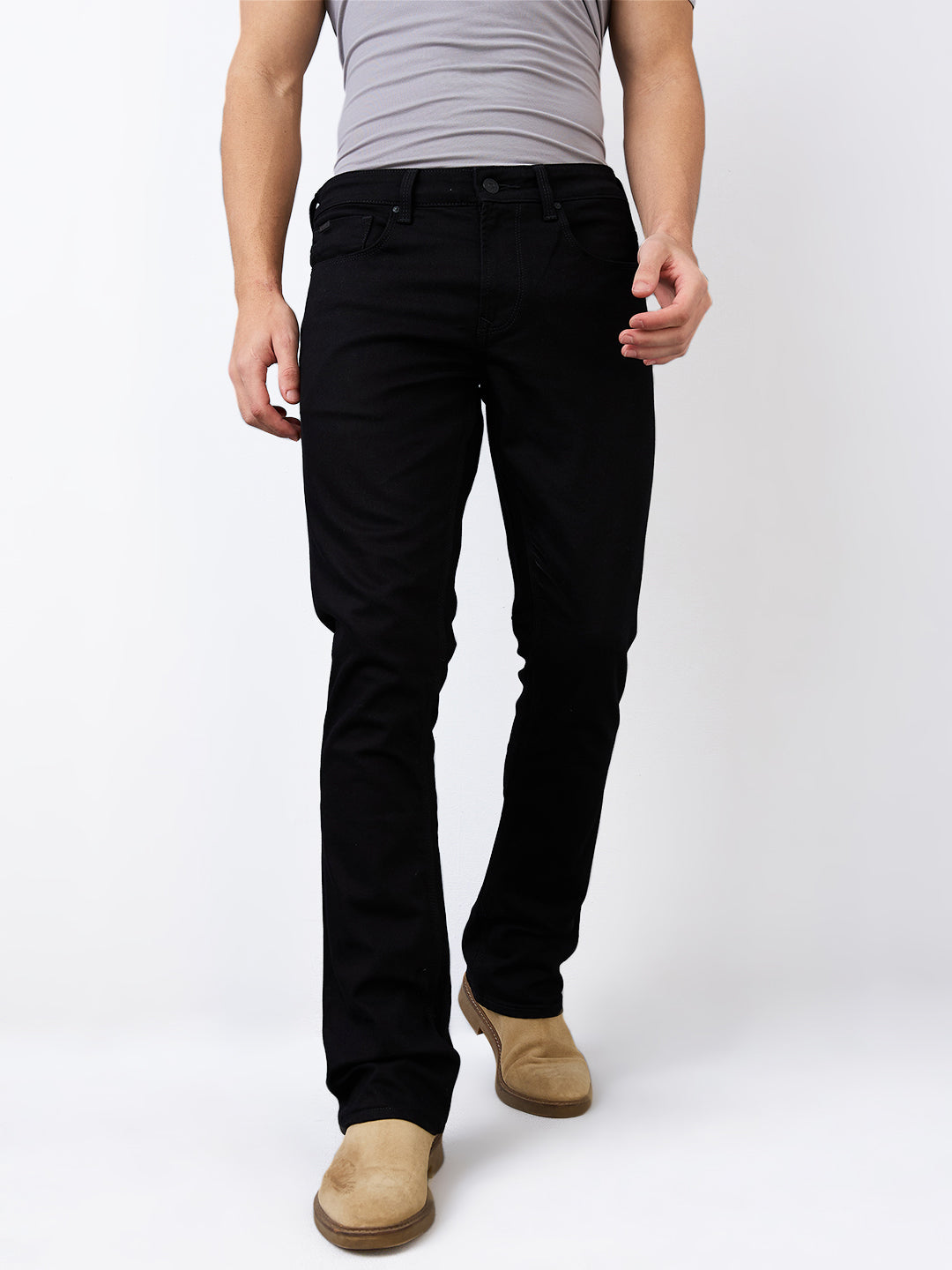 Spykar Mens Jeans Mdbct1Be009 Black