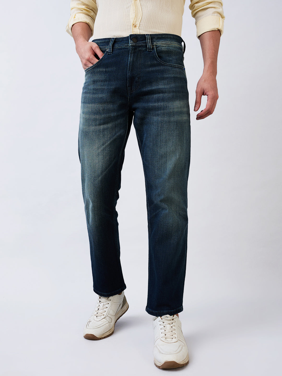 Spykar Mens Jeans Mdch1Be007 Vintage Blue