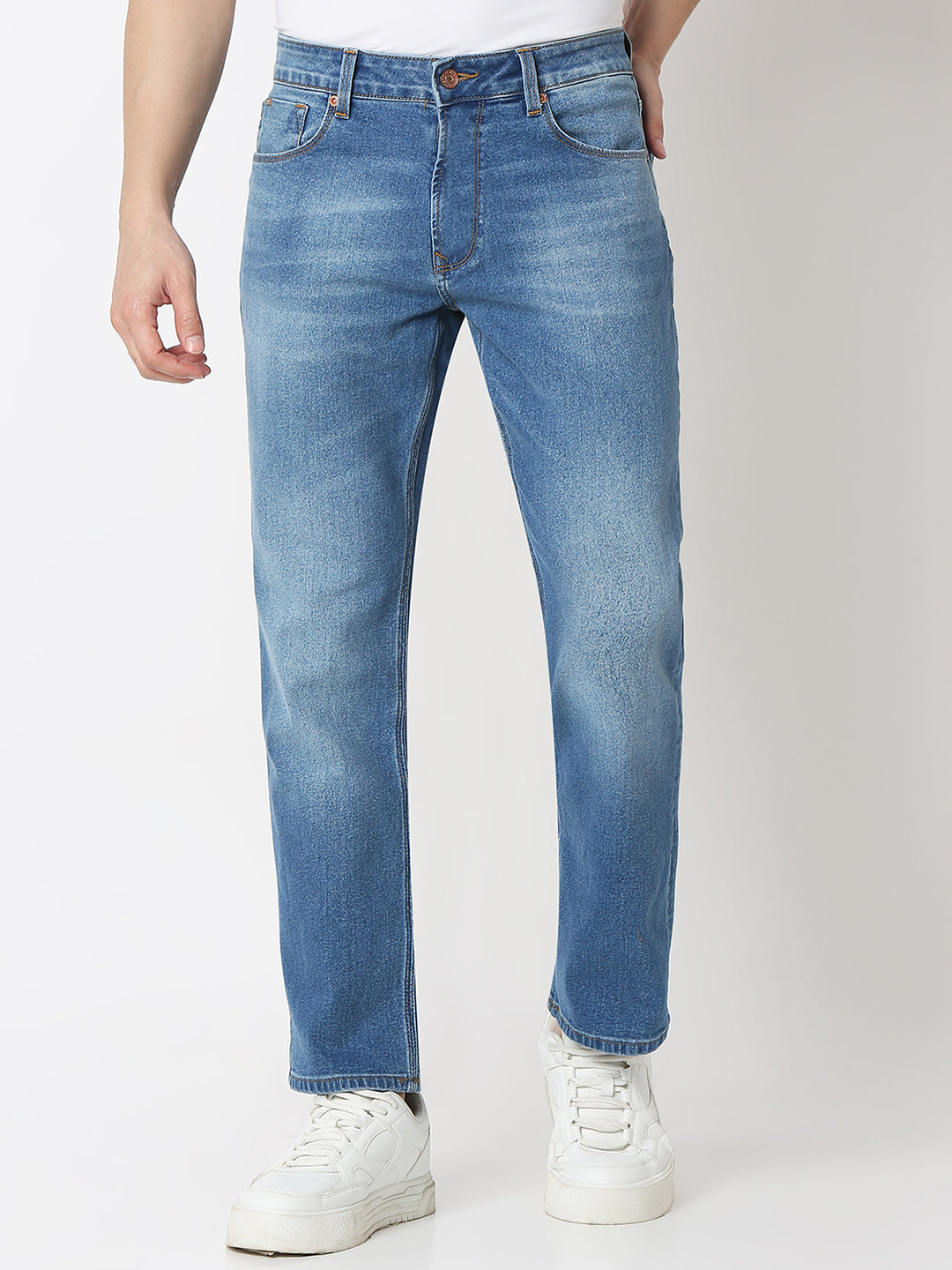 Spykar Mens Jeans Mdch2Bd012 Light Blue