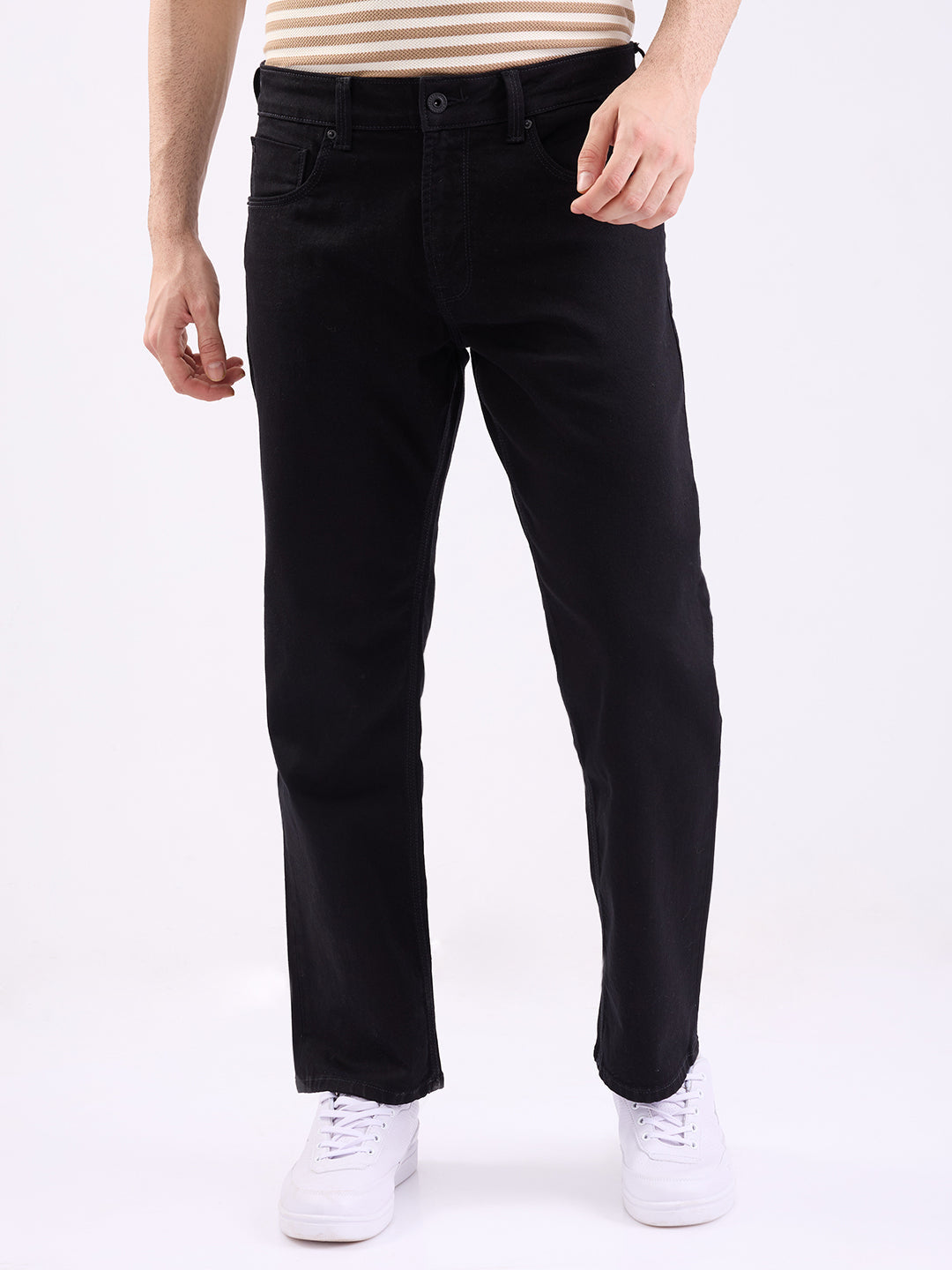 SPYKAR MENS JEANS MDCH2BE005 BLACK