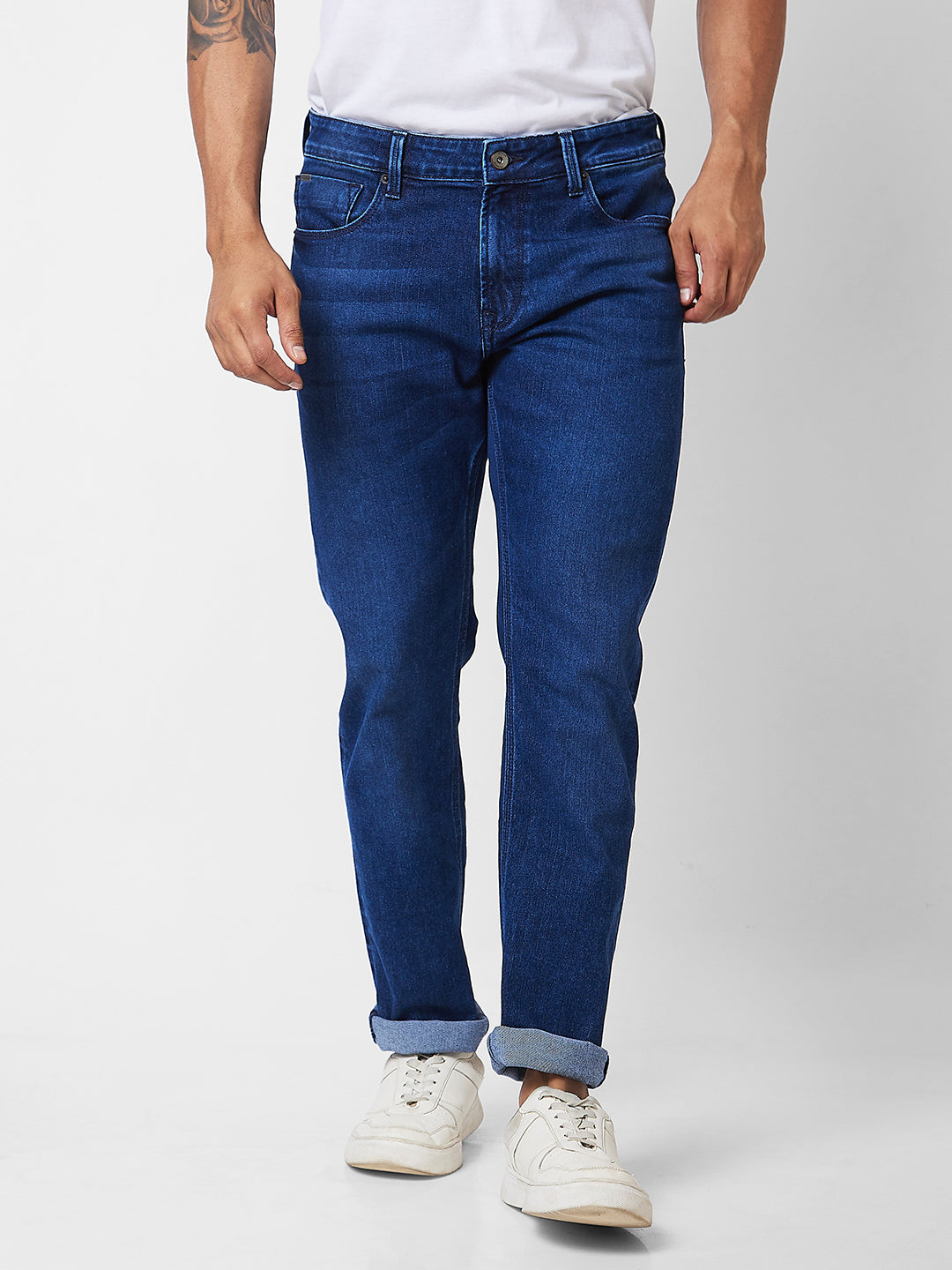 Spykar Mens Jeans Mdrc1Bd014 Dark Blue