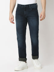 Spykar Mens Jeans Mdrc2Bd025 Dark Blue