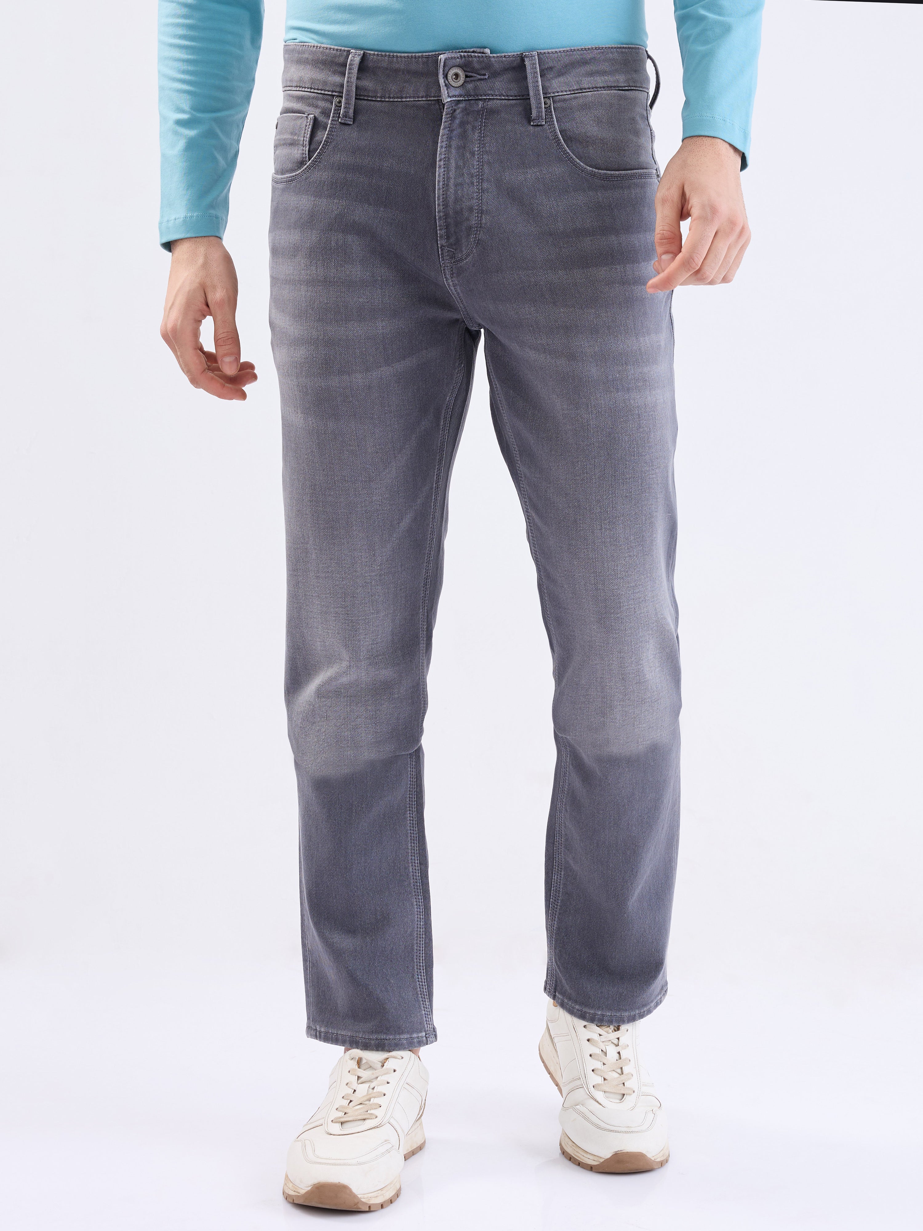 Spykar Mens Jeans Mdrc2Be005 Grey