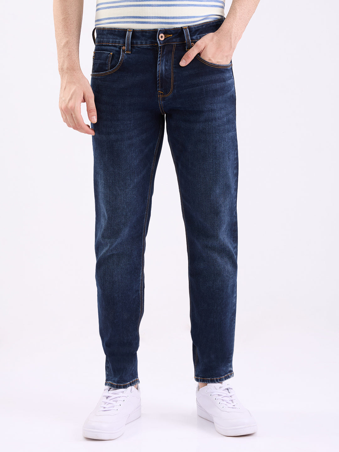 SPYKAR MENS JEANS MDRC2BE009 DARK BLUE