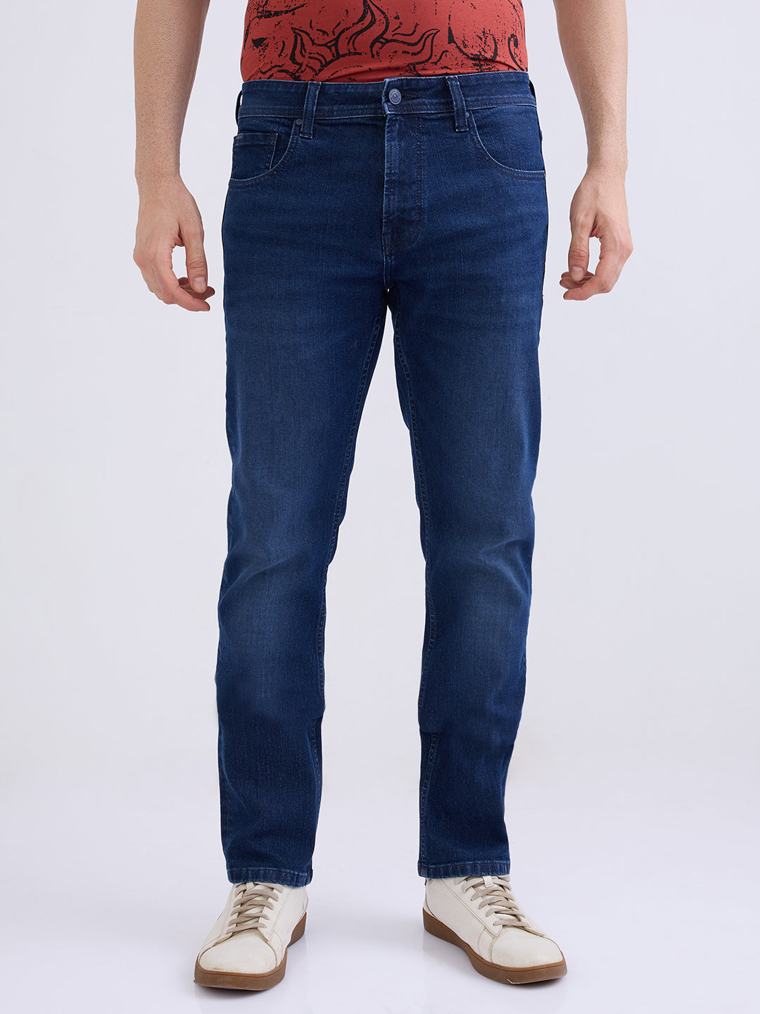 Spykar Mens Jeans Mdrc2Be011 Dark Blue