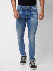 Spykar Mens Jeans Mdro1Bd010 Light Blue