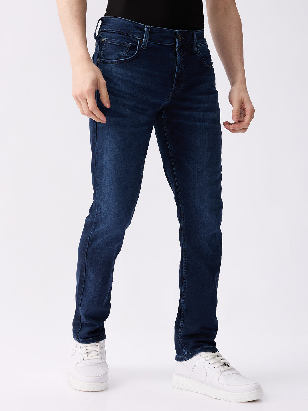 Spykar Mens Jeans Mdro1Bd016A Dark Blue