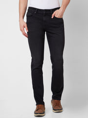 Spykar Mens Jeans Mdro1Bd022 Charcoal Black