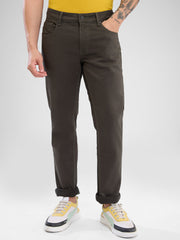 Spykar Mens Jeans Mdro2Bd025 Olive