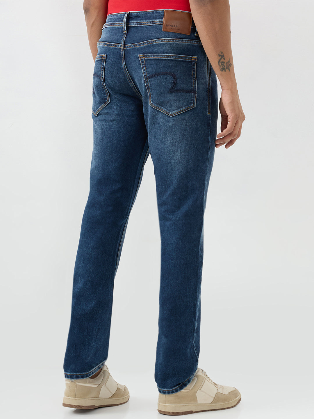 Spykar Mens Jeans Mdro2Be003 Dark Blue
