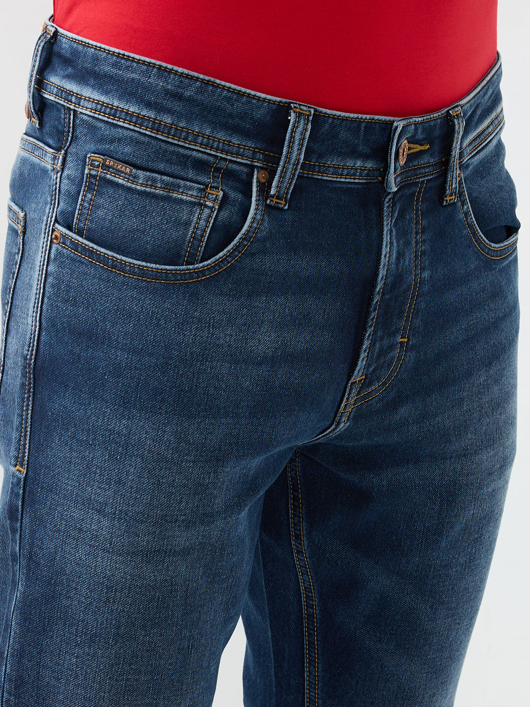 Spykar Mens Jeans Mdro2Be003 Dark Blue